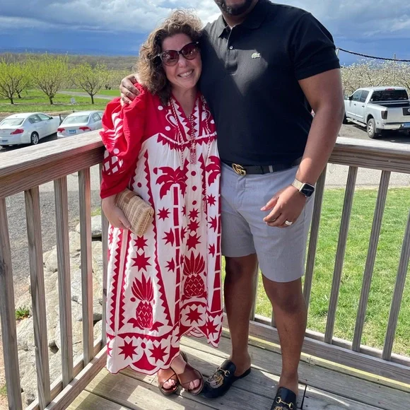 FarmRio tropical cutworm midi Dress RARE - Picture 7 of 7